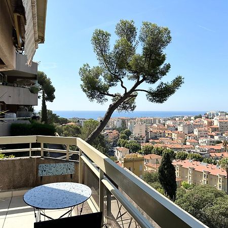 Nice, Grand Studio - Piscine - Terrasse Vue Mer Apartman Kültér fotó