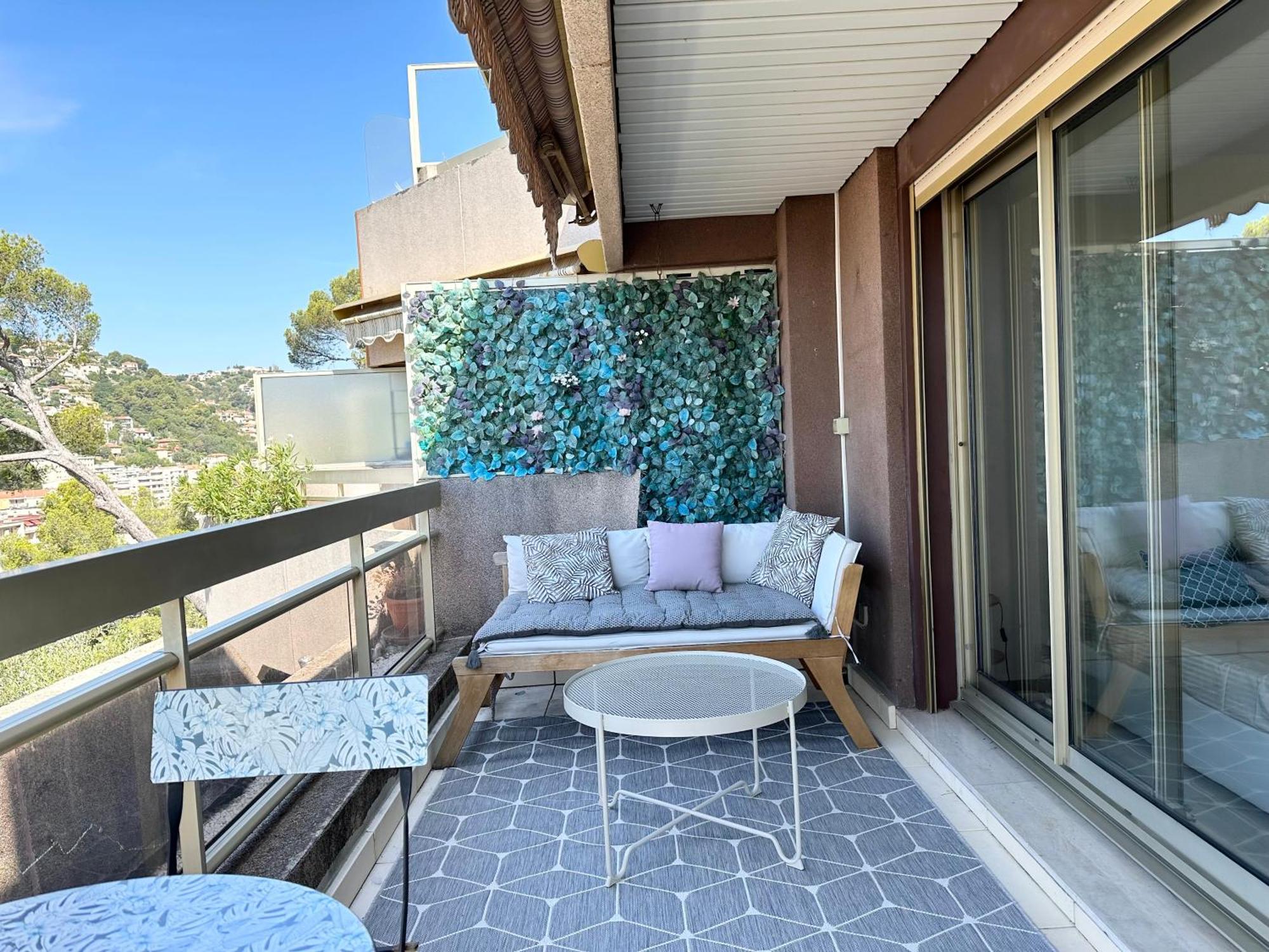 Nice, Grand Studio - Piscine - Terrasse Vue Mer Apartman Kültér fotó